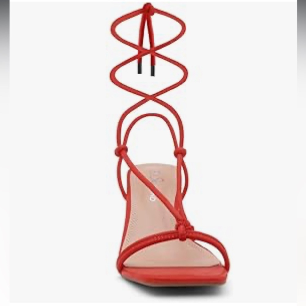 Lace up sandal heels